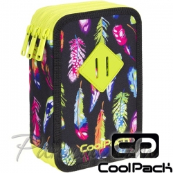 Пълен несесер с 3 ципа Cool pack Jumper 3 Feathers 91206 Пълен несесер с 3 ципа Cool pack Jumper 3 Feathers 91206